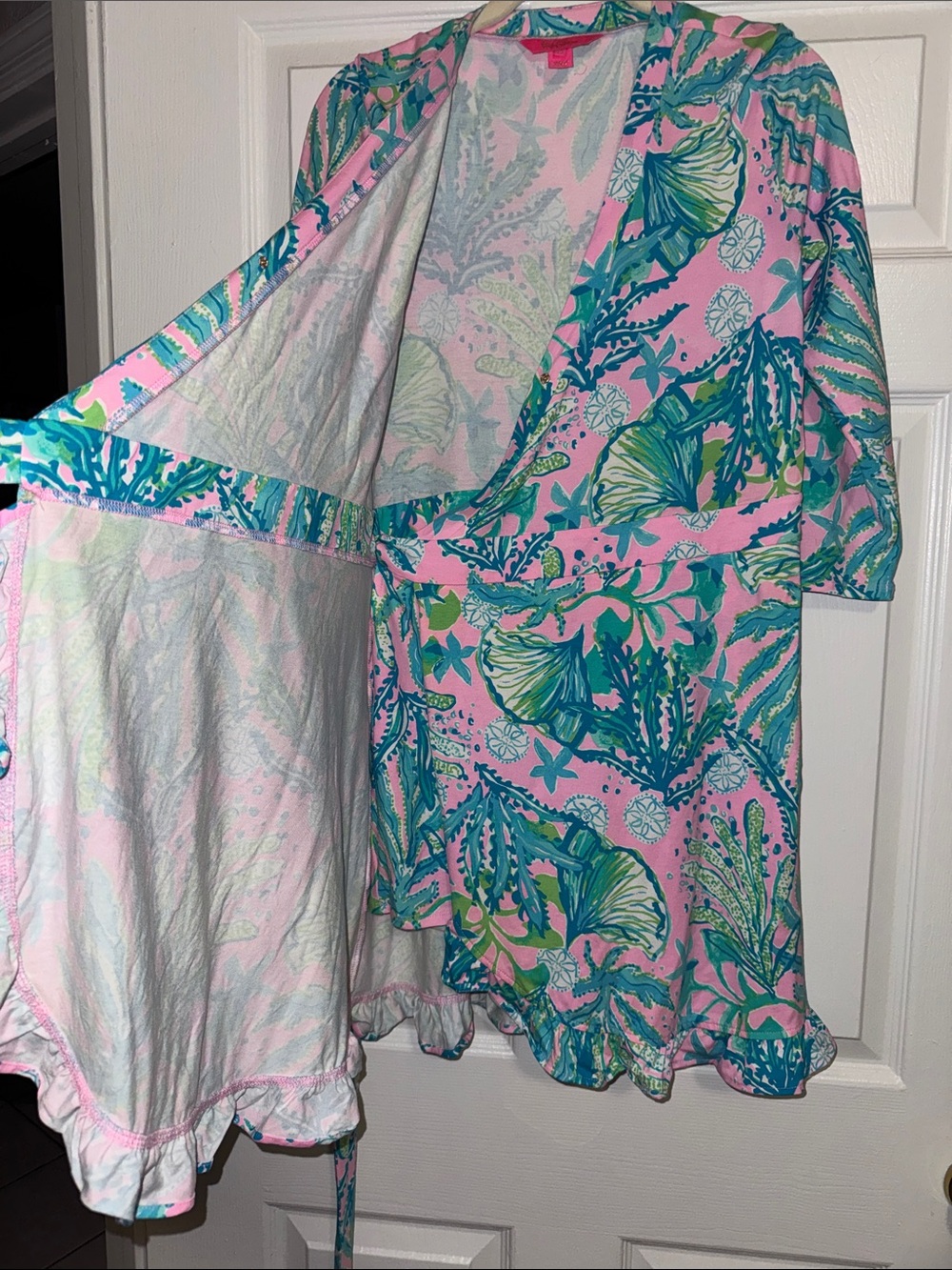 Lilly Pulitzer Jessalynne Wrap Mini Dress/Romper - Picture 5 of 5